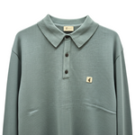 Gabicci Vintage - Mens Khaki Francesco Knitted L/S Polo Shirt - V57GK08 - Wildvine Clothing, Spalding, Lincolnshire