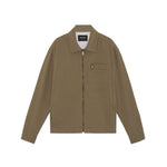 Lyle & Scott - Mens Enzyme Wash Zip Through Overshirt - Khaki Ash - LW2412V X569 - Wildvine Clothing, Spalding, Lincolnshire