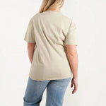 QED - Ladies - Embellished Bear T-Shirt - Khaki - Wildvine Clothing, Spalding, Lincolnshire