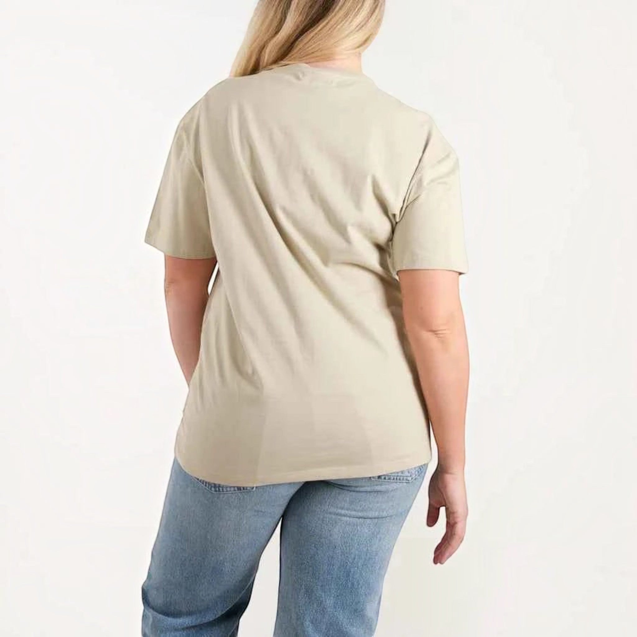 QED - Ladies - Embellished Bear T-Shirt - Khaki - Wildvine Clothing, Spalding, Lincolnshire