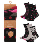 Jane Austin - Ladies Bamboo Socks - (3 pairs) - Wildvine Clothing, Spalding, Lincolnshire