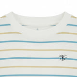 Lighthouse - Ladies Causeway II Top - Blue & Clay Stripe - Wildvine Clothing, Spalding, Lincolnshire