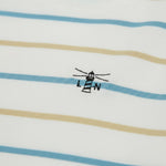 Lighthouse - Ladies Causeway II Top - Blue & Clay Stripe - Wildvine Clothing, Spalding, Lincolnshire