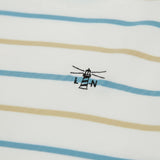 Lighthouse - Ladies Causeway II Top - Blue & Clay Stripe - Wildvine Clothing, Spalding, Lincolnshire