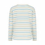 Lighthouse - Ladies Causeway II Top - Blue & Clay Stripe - Wildvine Clothing, Spalding, Lincolnshire