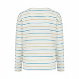 Lighthouse - Ladies Causeway II Top - Blue & Clay Stripe - Wildvine Clothing, Spalding, Lincolnshire