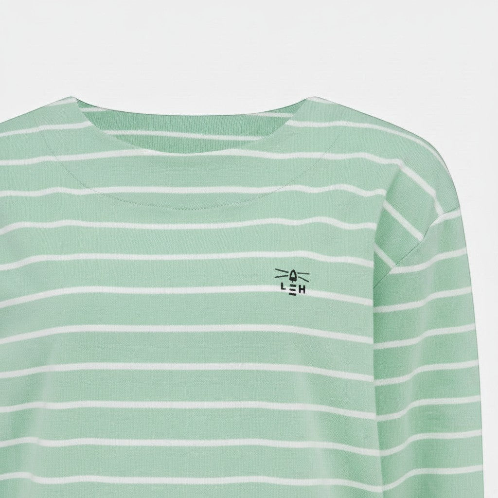 Lighthouse - Ladies Causeway II Top - Soft Pistachio Stripe - Wildvine Clothing, Spalding, Lincolnshire
