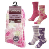 Jane Austin - Ladies Cosy Socks (2 pairs) 4-8 - Wildvine Clothing, Spalding, Lincolnshire