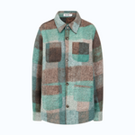 Alice Collins - Ladies Elle Fleece Coverall Jacket - Evergreen Check - Wildvine Clothing, Spalding, Lincolnshire