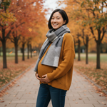 Alice Collins - Ladies Elle Fleece Scarf - Elephant Check - Wildvine Clothing, Spalding, Lincolnshire