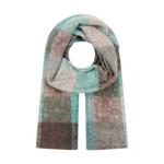 Alice Collins - Ladies Elle Fleece Scarf - Evergreen Check - Wildvine Clothing, Spalding, Lincolnshire
