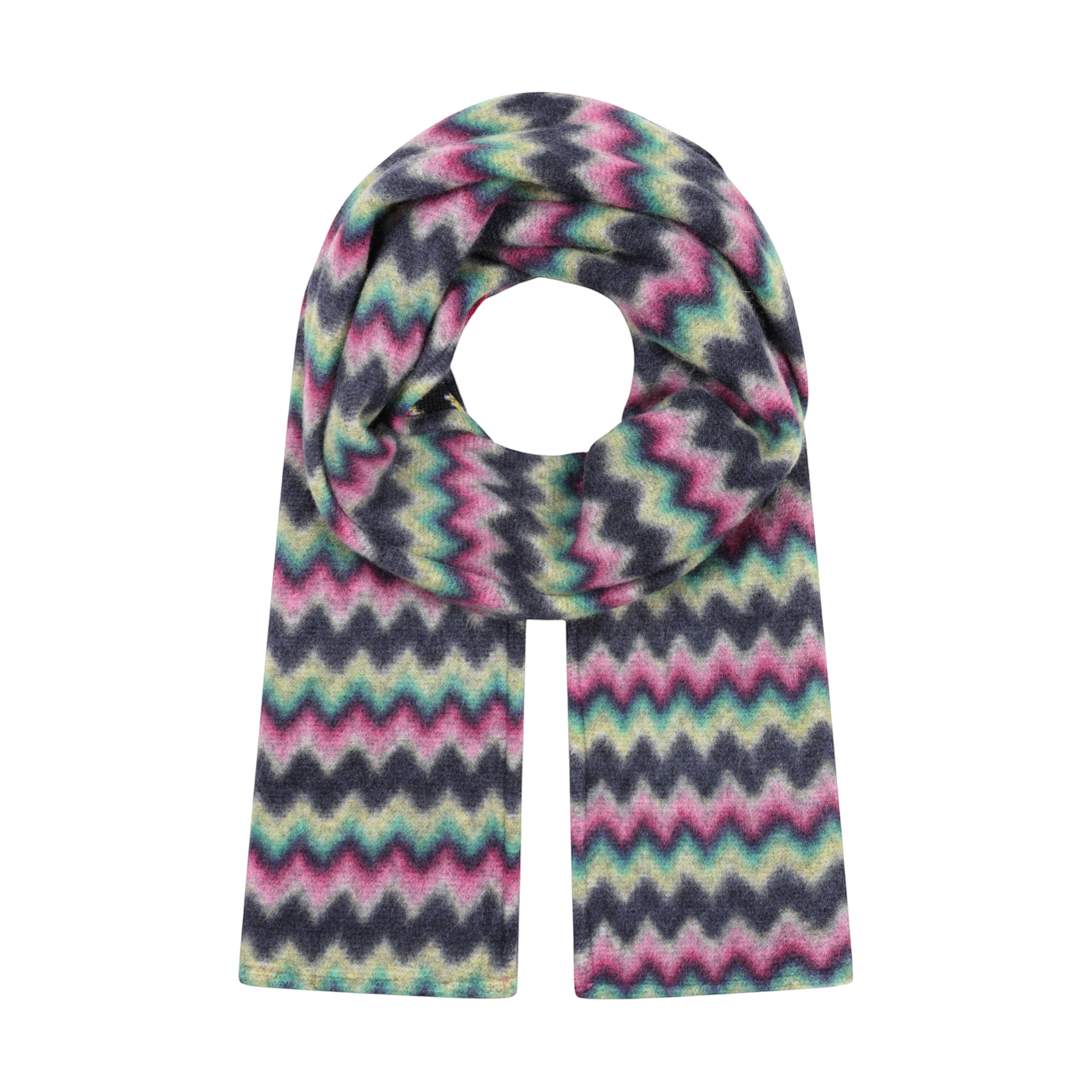 Alice Collins - Ladies Elle Fleece Scarf - Fuchsia Aztec - Wildvine Clothing, Spalding, Lincolnshire