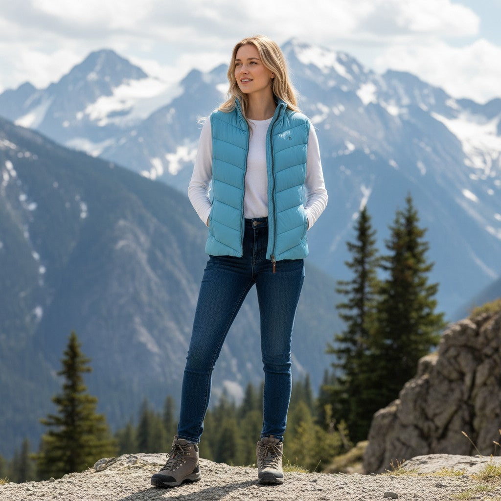 Lighthouse - Ladies Laurel Gilet - Blue - Wildvine Clothing, Spalding, Lincolnshire