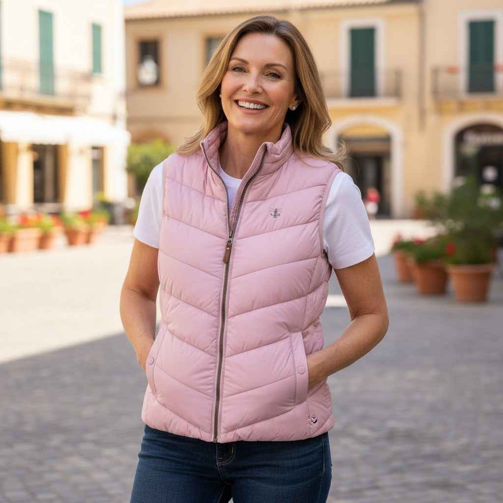 Lighthouse - Ladies Laurel Gilet - Wild Rose - Wildvine Clothing, Spalding, Lincolnshire