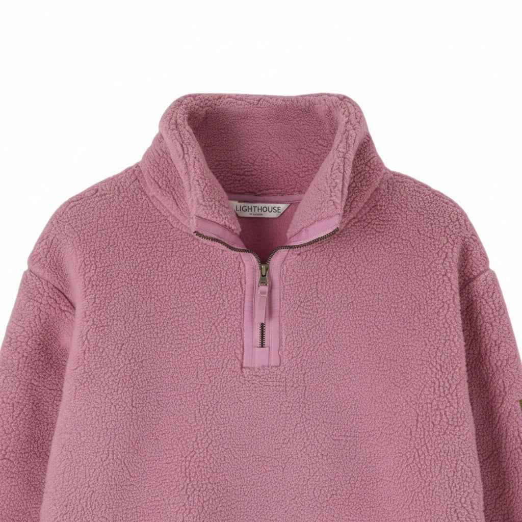 Lighthouse - Ladies Coast Half Zip Fleece - Wild Rose - Wildvine Clothing, Spalding, Lincolnshire