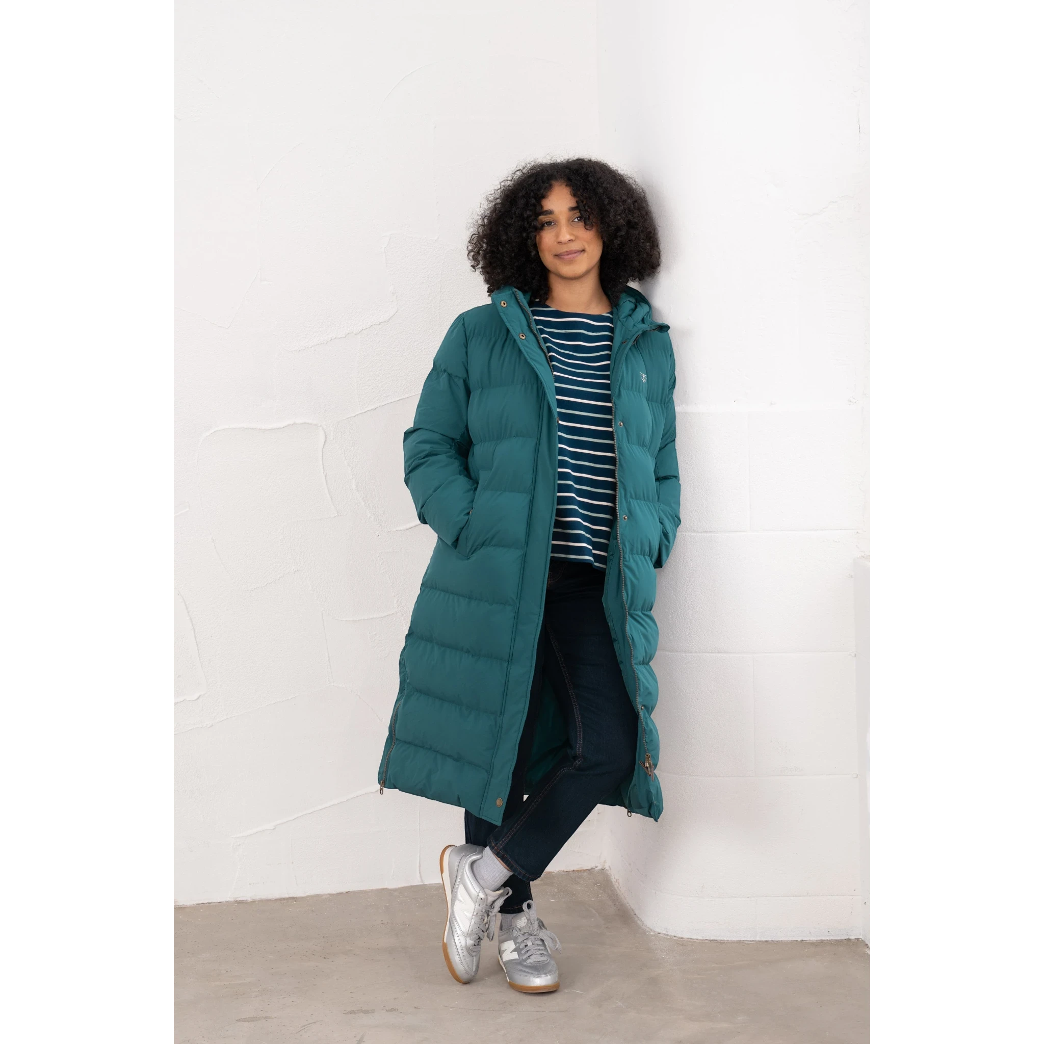 Lighthouse - Ladies Savannah Long Coat - Pine - Wildvine Clothing, Spalding, Lincolnshire