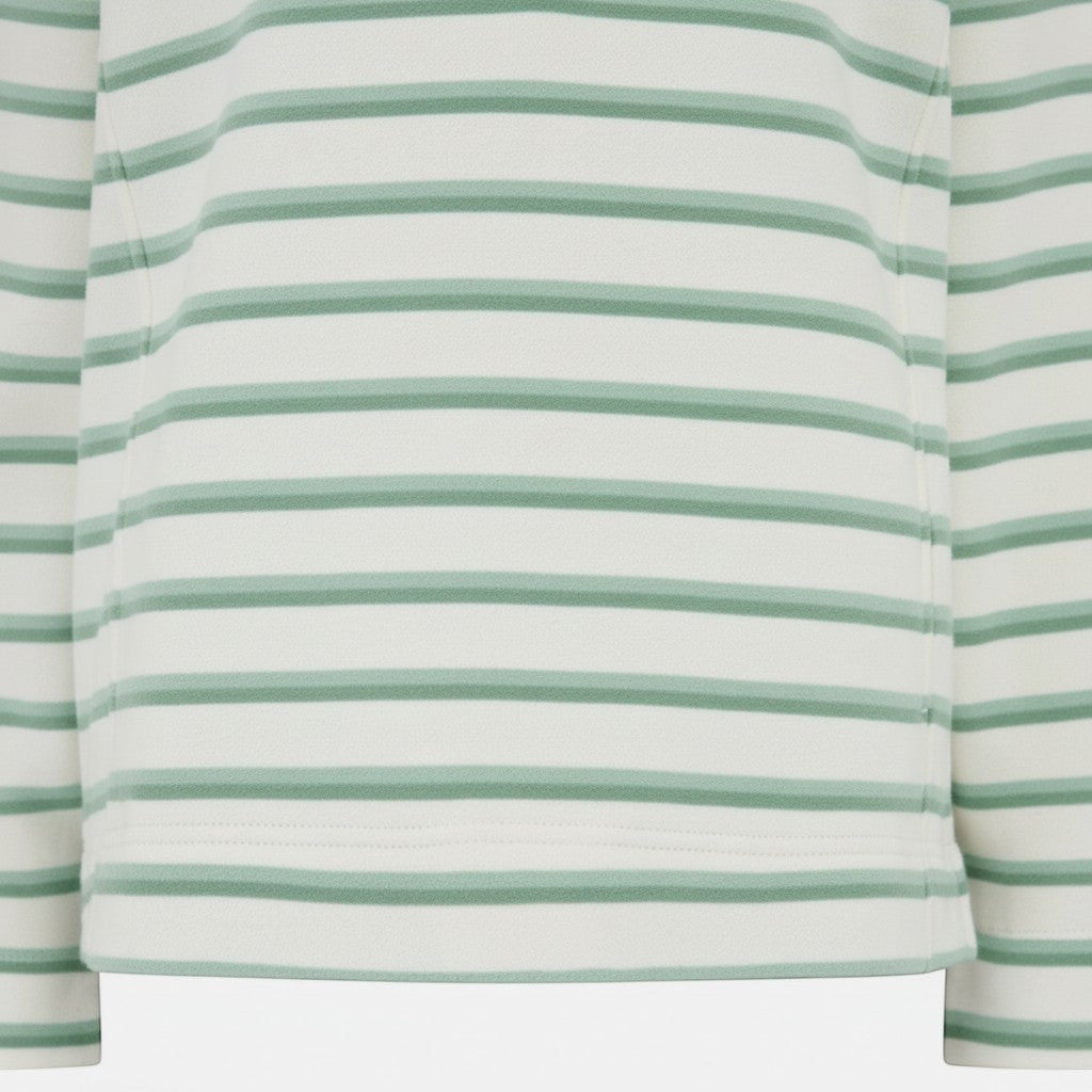 Lighthouse - Ladies Shore II Jersey - Soft Pistachio / Basil Stripe - Wildvine Clothing, Spalding, Lincolnshire