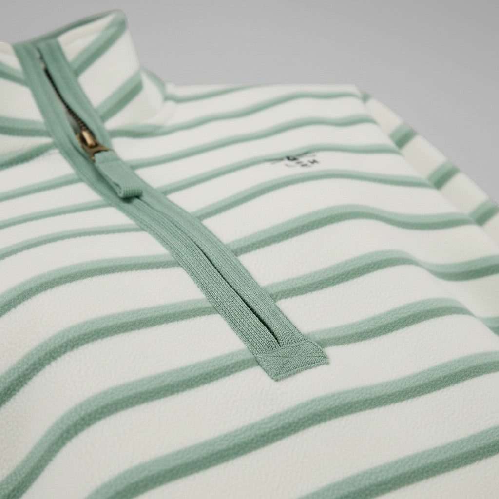 Lighthouse - Ladies Shore II Jersey - Soft Pistachio / Basil Stripe - Wildvine Clothing, Spalding, Lincolnshire
