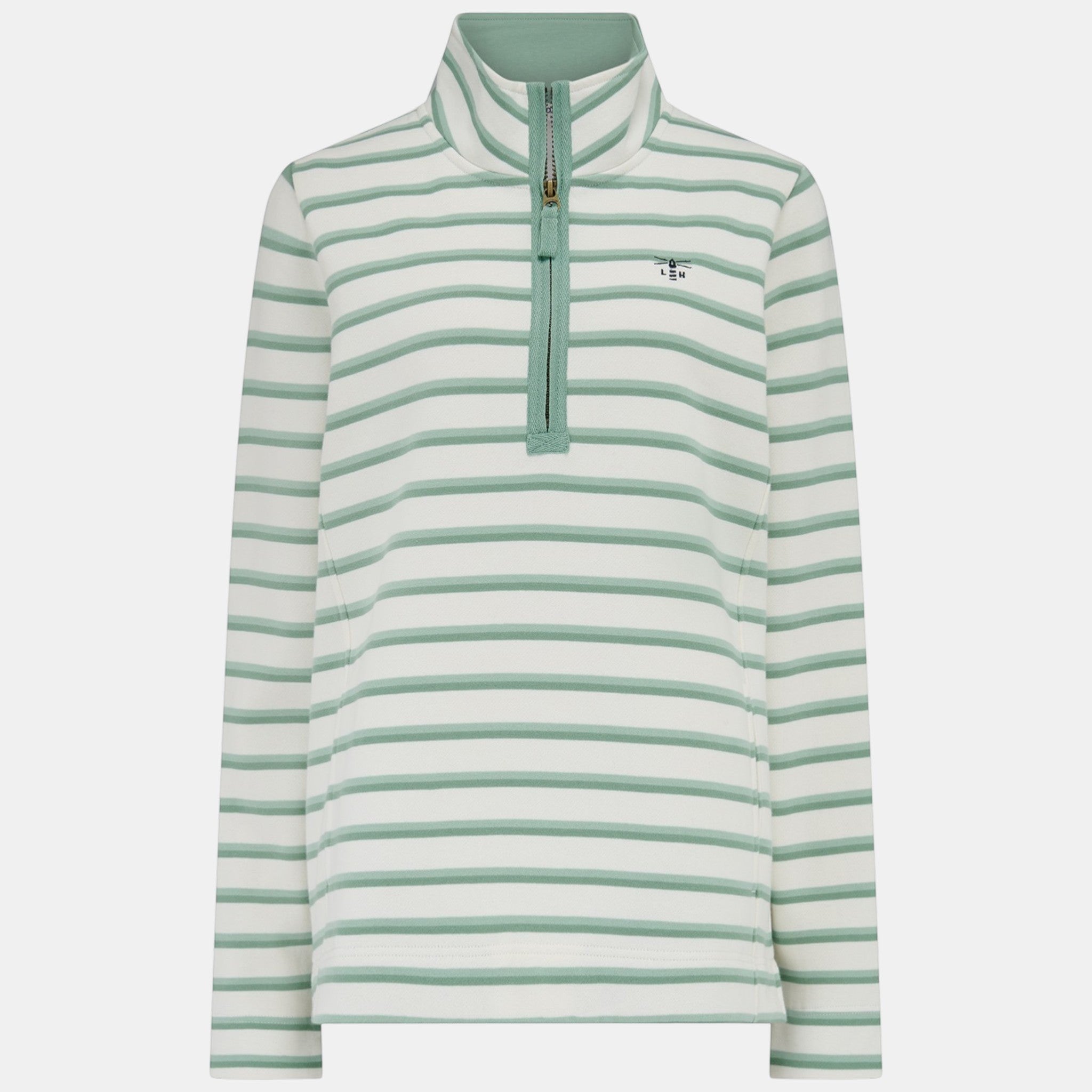 Lighthouse - Ladies Shore II Jersey - Soft Pistachio / Basil Stripe - Wildvine Clothing, Spalding, Lincolnshire