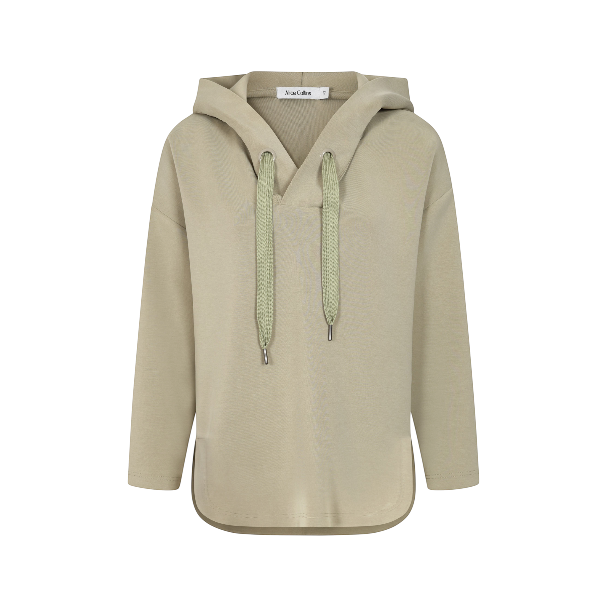 Alice Collins - Ladies Stella Hoodie - Khaki - Wildvine Clothing, Spalding, Lincolnshire