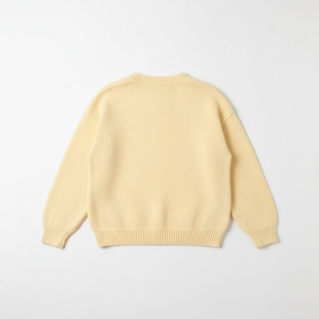 Wild Flower - Ladies - Flocking Daisy Open Knit Cardigan - Lemon - Wildvine Clothing, Spalding, Lincolnshire