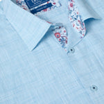 DG's Drifter Mens - Regular Short Sleeve Casual Shirt - Light Blue - 14501SS - 21 - Wildvine Clothing, Spalding, Lincolnshire