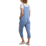 Moda - Ladies - Bow Detail Cotton Dungaree - Sky Blue - Wildvine Clothing, Spalding, Lincolnshire