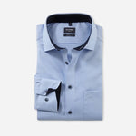 OLYMP - Mens Shirt - Luxor Modern Fit Shirt Light Blue 040064 10 - Wildvine Clothing, Spalding, Lincolnshire