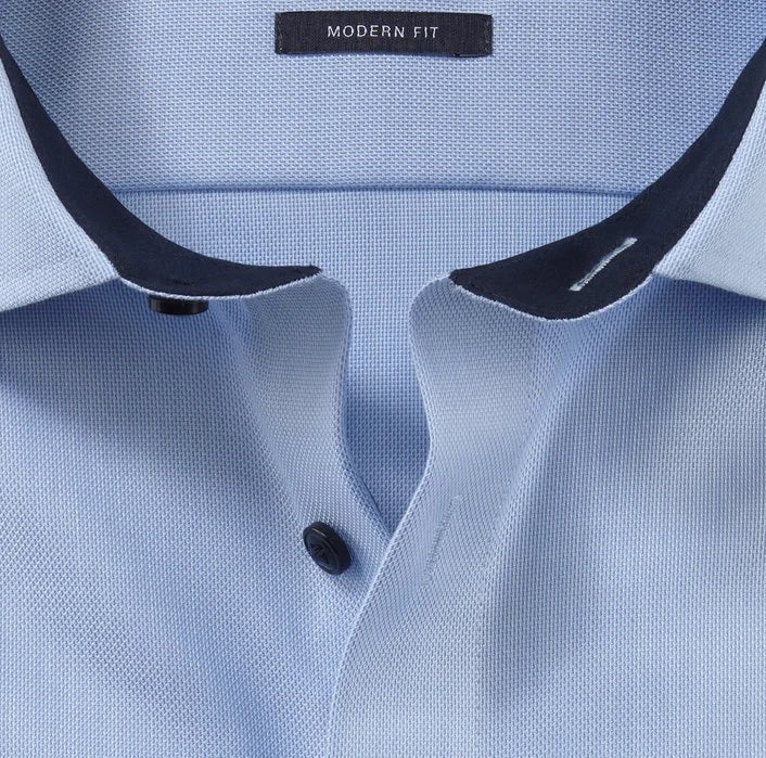 OLYMP - Mens Shirt - Luxor Modern Fit Shirt Light Blue 040064 10 - Wildvine Clothing, Spalding, Lincolnshire