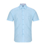 DG's Drifter Mens - Regular Short Sleeve Casual Shirt - Light Blue - 14501SS - 21 - Wildvine Clothing, Spalding, Lincolnshire