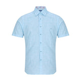 DG's Drifter Mens - Regular Short Sleeve Casual Shirt - Light Blue - 14501SS - 21 - Wildvine Clothing, Spalding, Lincolnshire