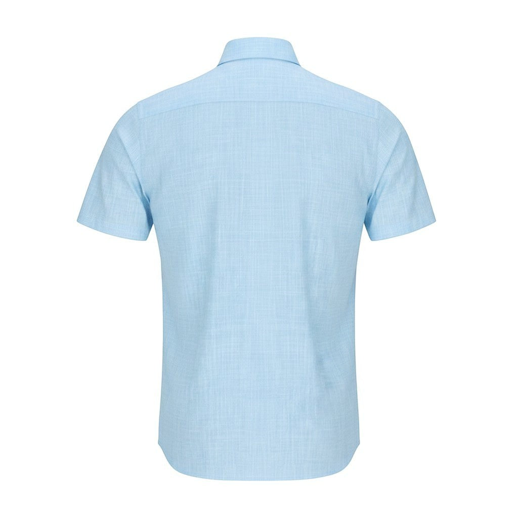 DG's Drifter Mens - Regular Short Sleeve Casual Shirt - Light Blue - 14501SS - 21 - Wildvine Clothing, Spalding, Lincolnshire