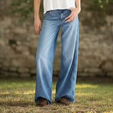 Wrangler Womens Jeans – World Wide Promises Kept - Wide Leg / Mid Rise - Wildvine Clothing, Spalding, Lincolnshire