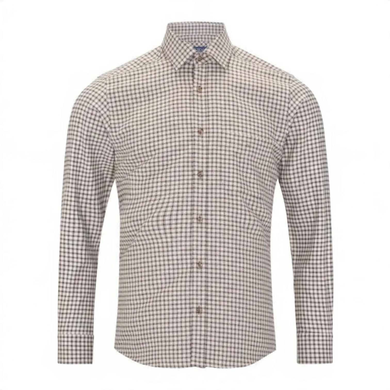 DG's Drifter Mens - Geneva Long Sleeve Casual Shirt - Light Brown - 114061-43 - Wildvine Clothing, Spalding, Lincolnshire