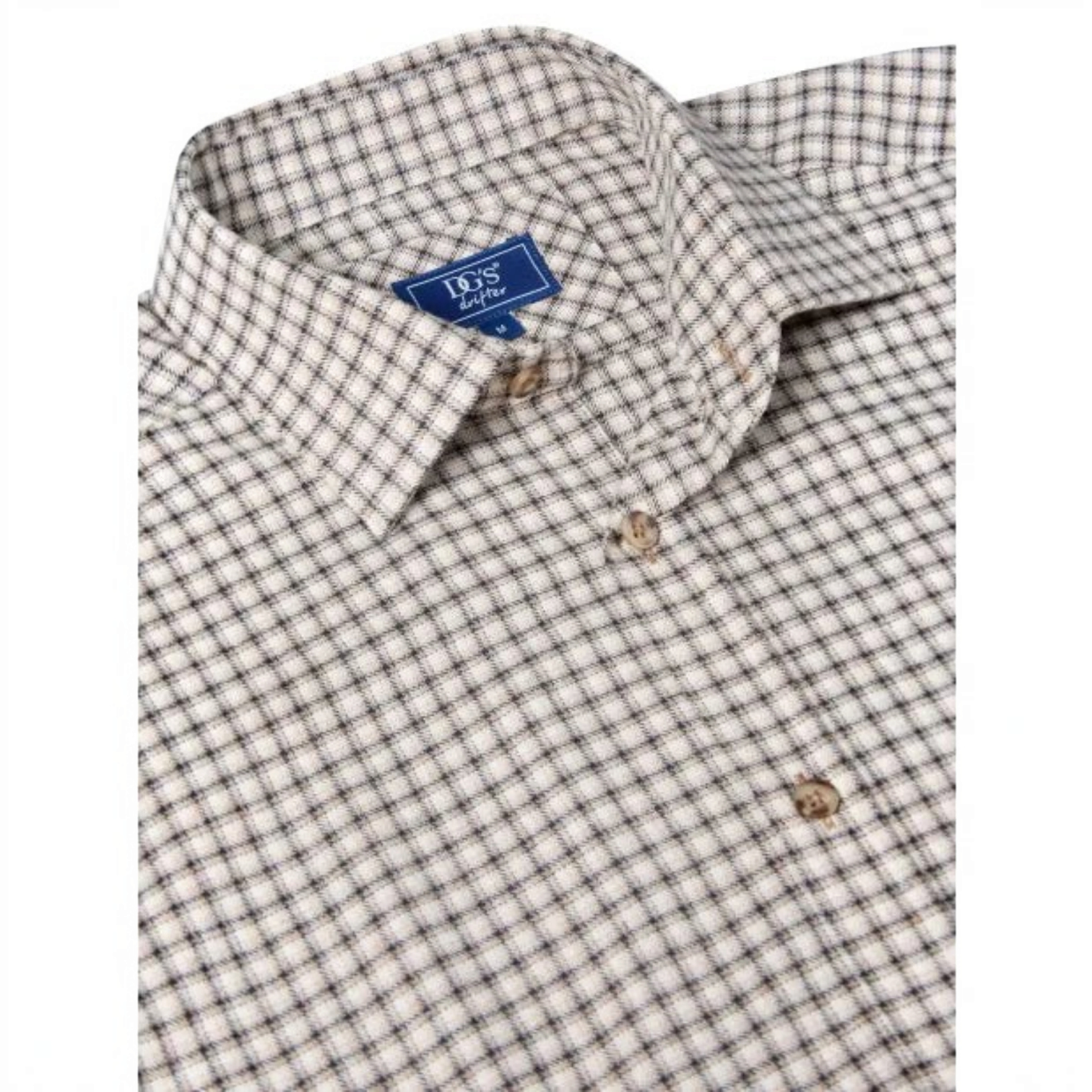 DG's Drifter Mens - Geneva Long Sleeve Casual Shirt - Light Brown - 114061-43 - Wildvine Clothing, Spalding, Lincolnshire