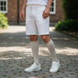 Swole Panda - Mens Bamboo Socks - Light Grey Ribbed - Wildvine Clothing, Spalding, Lincolnshire