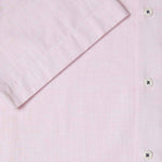 WILDVINE Clothing Co. light pink short sleeve casual shirt with button-down front and subtle textured fabric