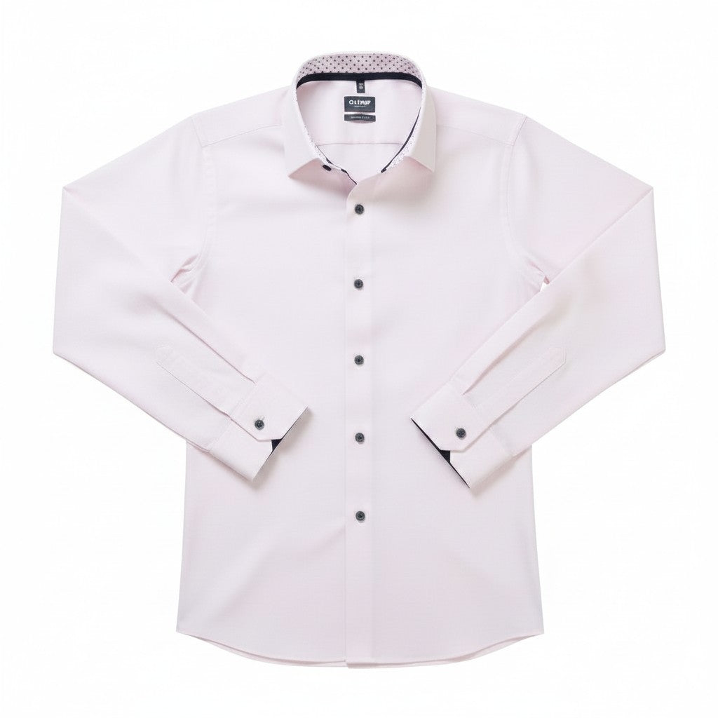 Olymp - Mens shirt - Modern Fit Dress Shirt - Light Rose - Wildvine Clothing, Spalding, Lincolnshire