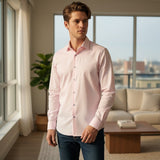 OLYMP - Mens Shirt - Level Five Body Fit - Light Rose - Wildvine Clothing, Spalding, Lincolnshire