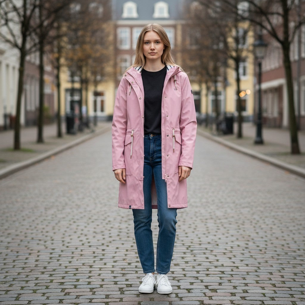 Lighthouse - Ladies Beachcomber Long II Coat - Wild Rose LHL-BCLG2 - Wildvine Clothing, Spalding, Lincolnshire
