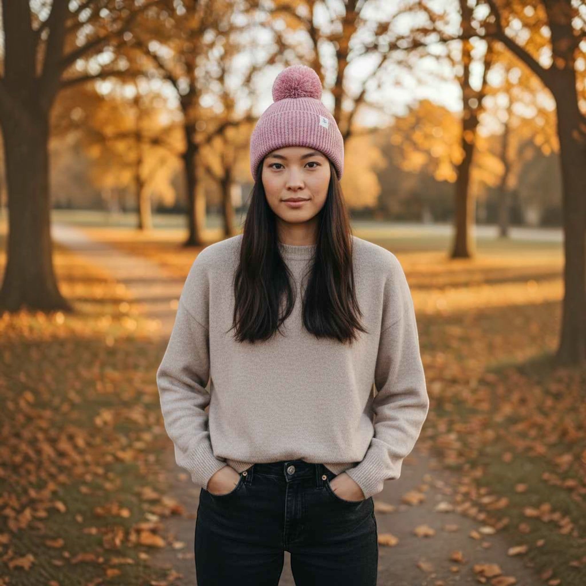 Lighthouse - Ladies Hannah Hat & Bobble - Wild Rose - Wildvine Clothing, Spalding, Lincolnshire