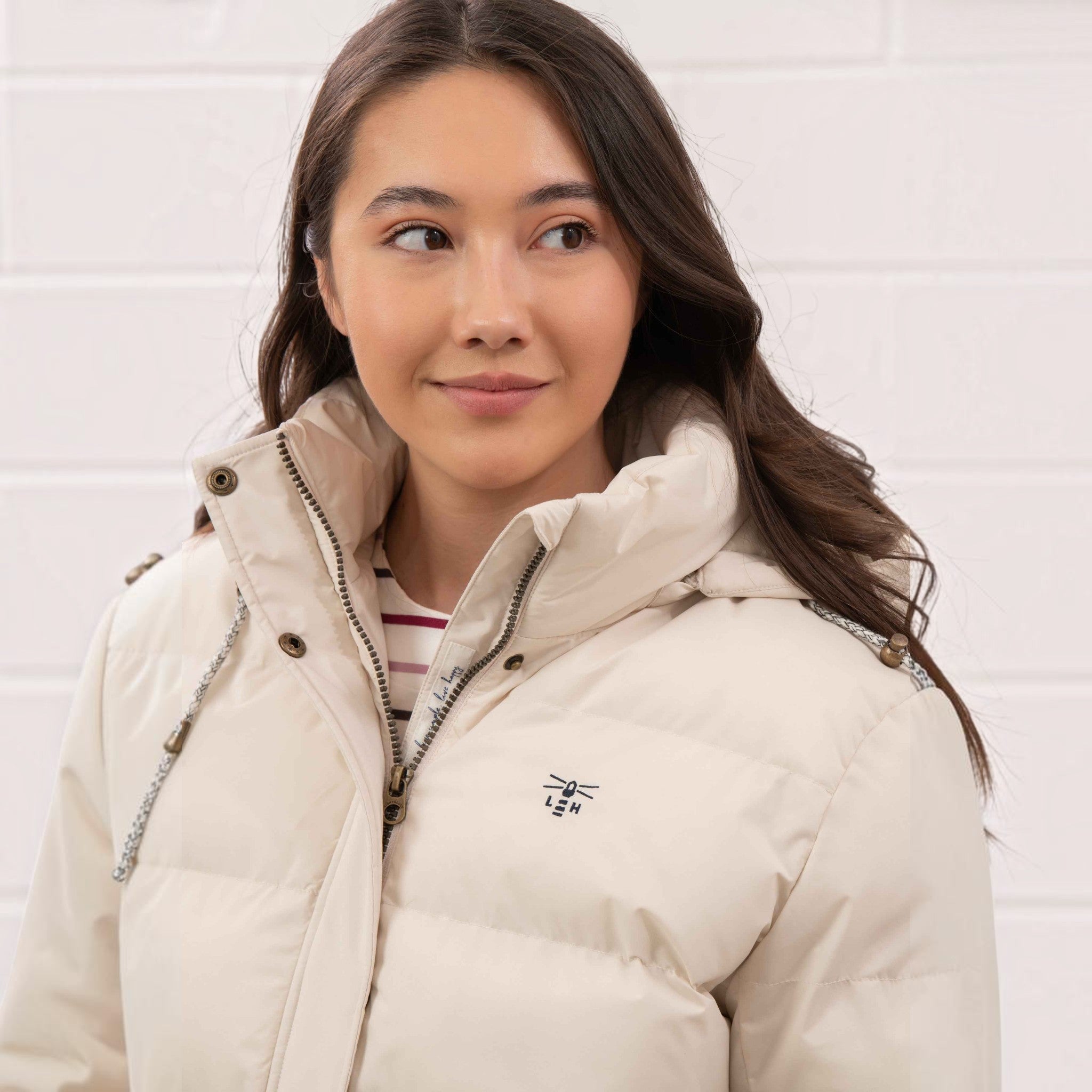 Lighthouse - Ladies Margot Coat - Irish Cream - Wildvine Clothing, Spalding, Lincolnshire
