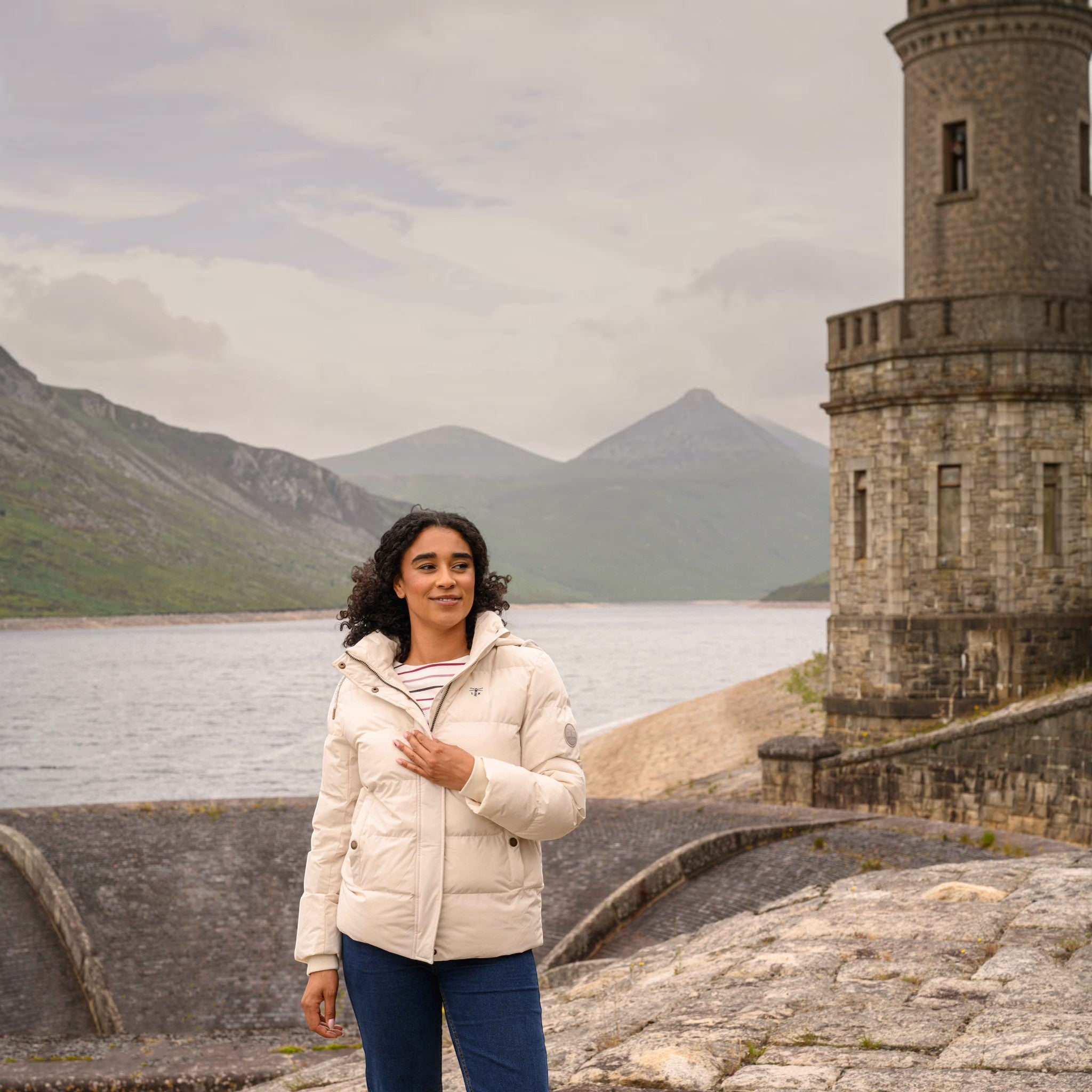 Lighthouse - Ladies Margot Coat - Irish Cream - Wildvine Clothing, Spalding, Lincolnshire