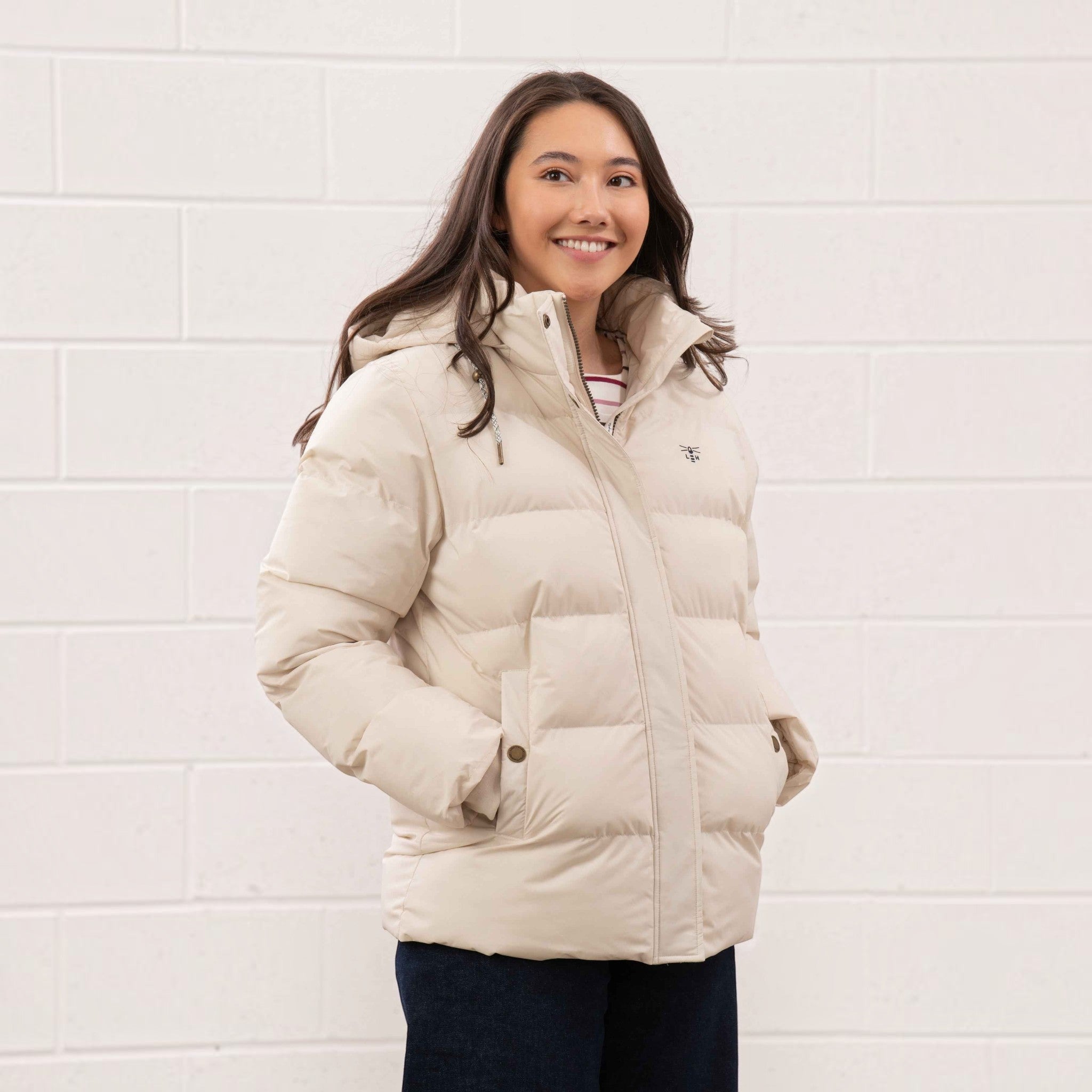 Lighthouse - Ladies Margot Coat - Irish Cream - Wildvine Clothing, Spalding, Lincolnshire