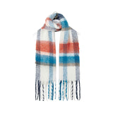 Lighthouse - Ladies Scarf - Rust/Deep Teal/Mocha - Wildvine Clothing, Spalding, Lincolnshire