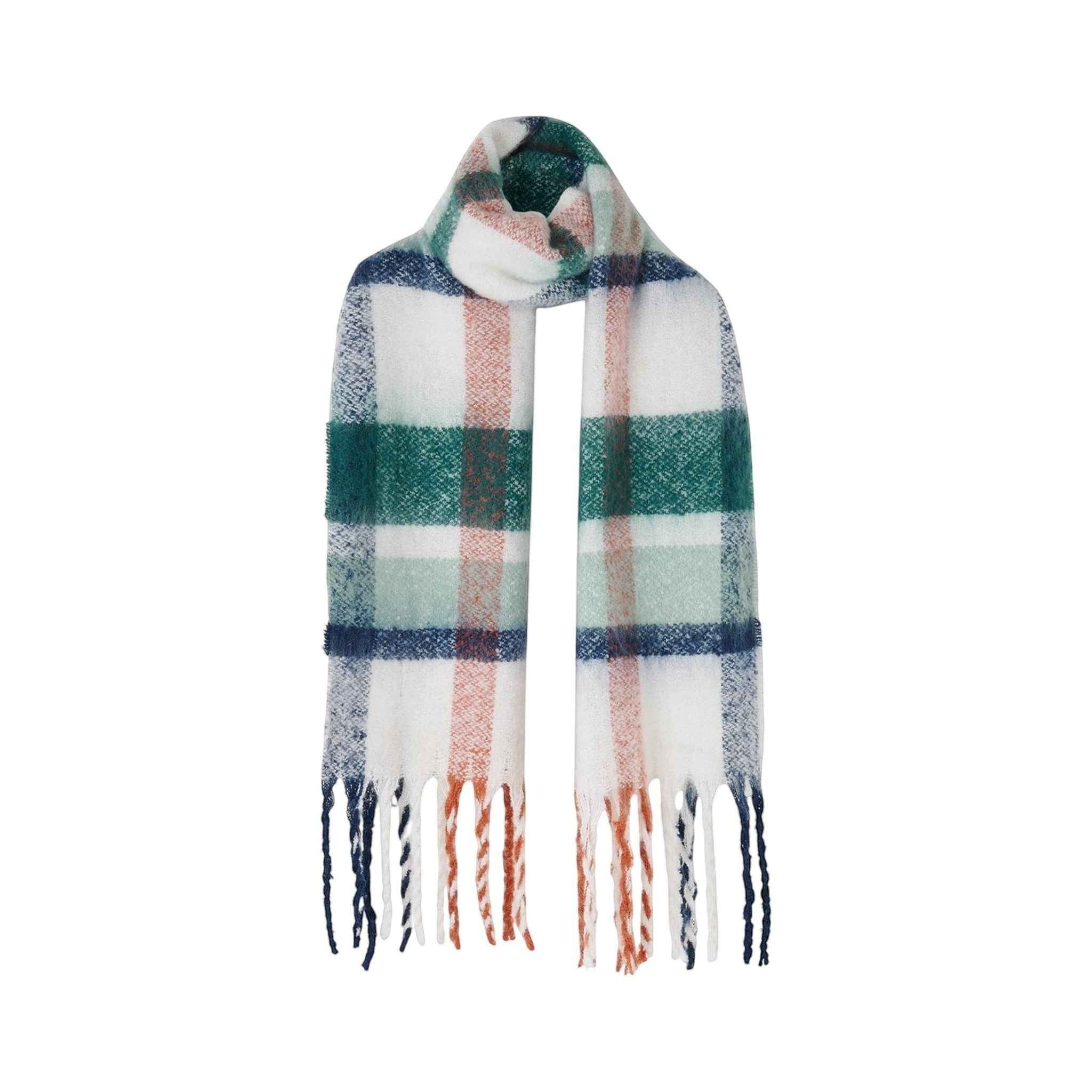 Lighthouse - Ladies Scarf - Sage Rust Navy - Wildvine Clothing, Spalding, Lincolnshire
