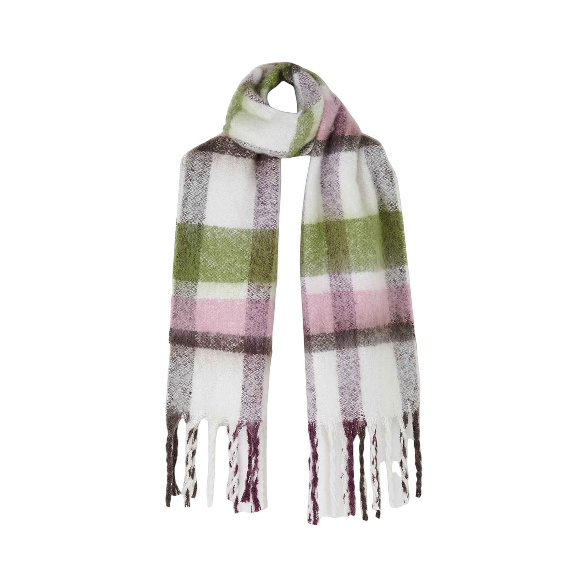 Lighthouse - Ladies Scarf - Sea Kelp Rose Cocoa - Wildvine Clothing, Spalding, Lincolnshire