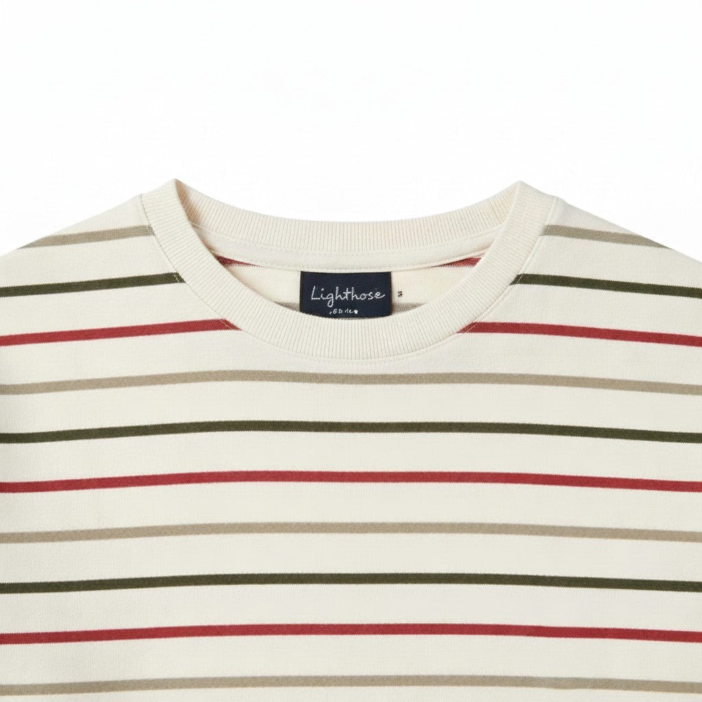 Lighthouse - Ladies Causeway II Top - Sea Kelp/Rust Stripe - Wildvine Clothing, Spalding, Lincolnshire