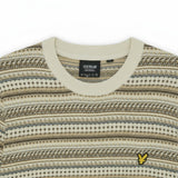 WILDVINE Clothing Co. Lyle & Scott men's crew neck jumper in cream with a multi-coloured Fairisle knit pattern.
