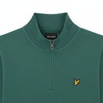 Lyle & Scott - Mens Loopback Quarter Zip Sweat - W130 Everglade - Wildvine Clothing, Spalding, Lincolnshire